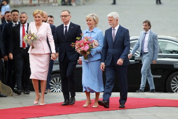 Petr Pavel, Eva Pavlova, Andrzej Duda, Agata Kornhauser-Duda, Czechy 2025