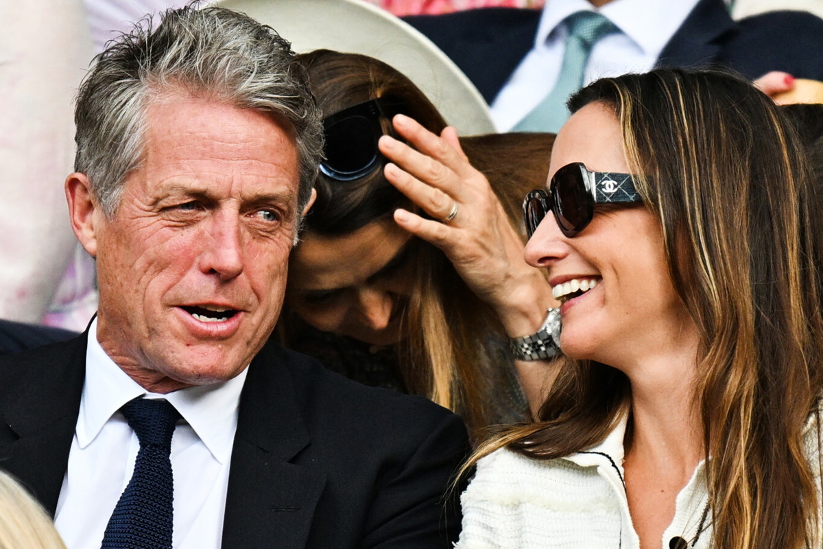 Hugh Grant, Ann Grant, Wimbledon 2025