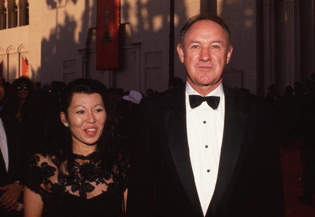 Gene Hackman z żoną