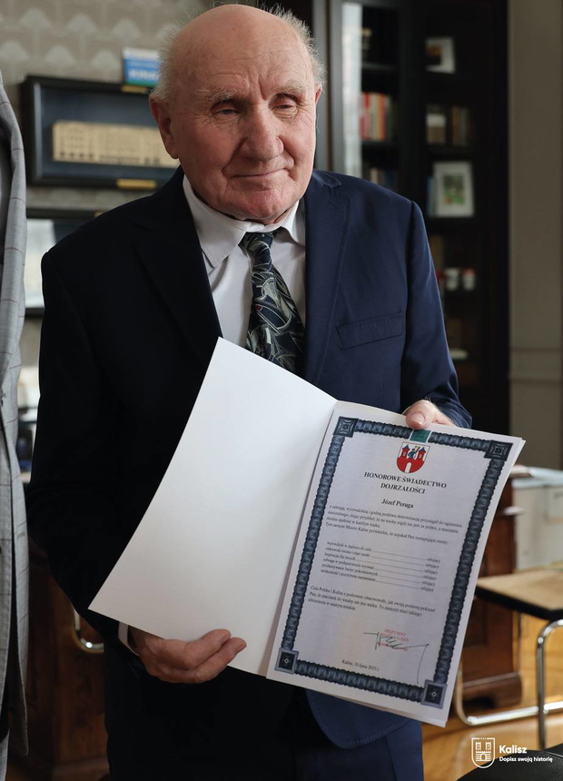 Józef Peruga, prezydent Kalisza - Krystian Kinastowski