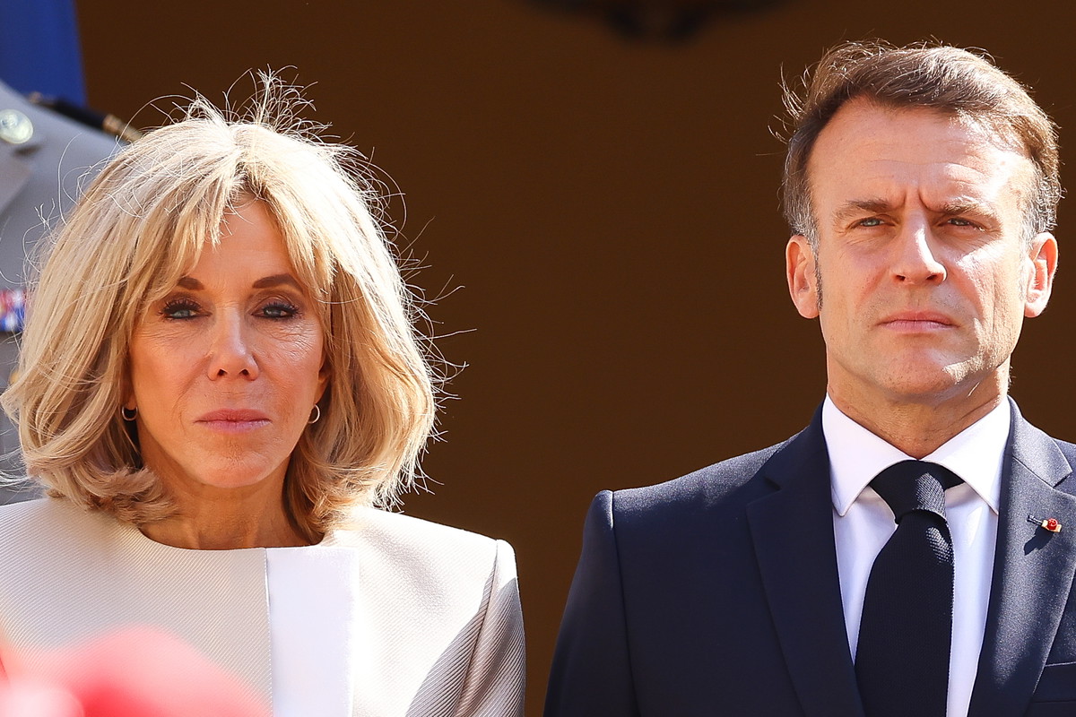 Emmanuel Macron, Brigitte Macron, Monako, 2025 rok