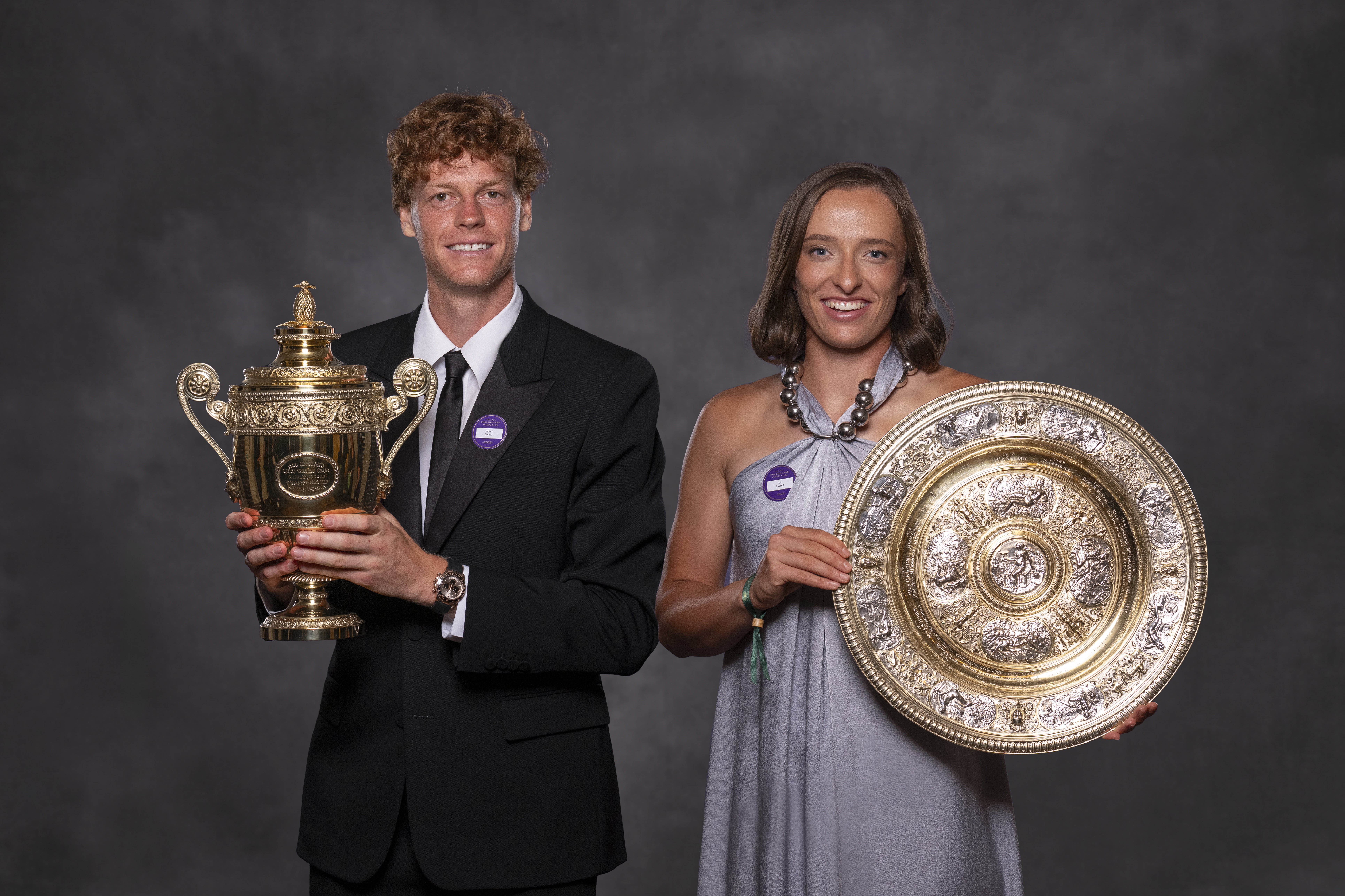 Jannik Sinner i Iga Świątek 13.07.2025 Wimbledon