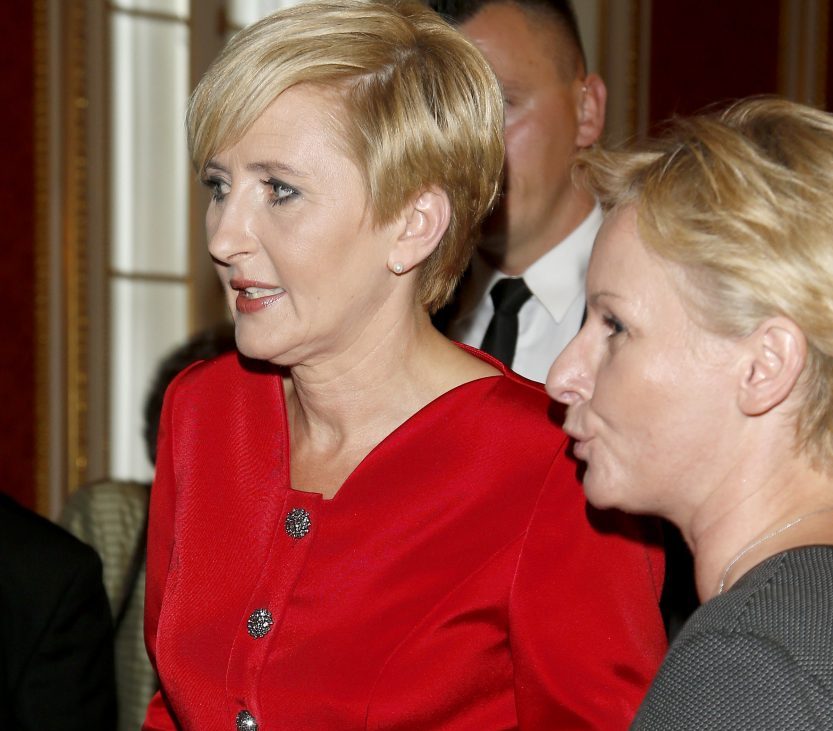 Agata Kornhauser-Duda, Dorota Skrzypek, Gala Finałowa X edycji Konkursu LODOŁAMACZE, 29.09.2015 rok