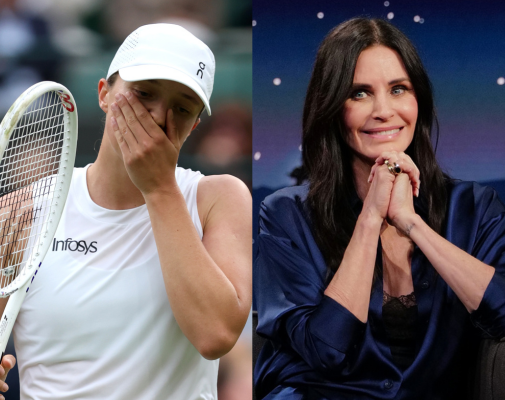 jamnik  Iga Świątek, Courtney Cox