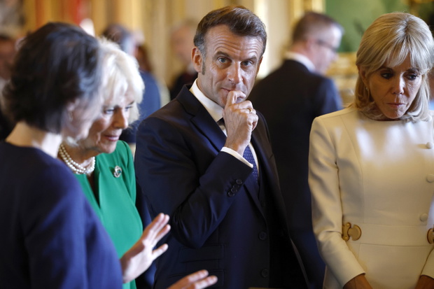 Emmanuel Macron, Brigitte Macron, Windson, Wielka Brytania, 8 lipca 2025