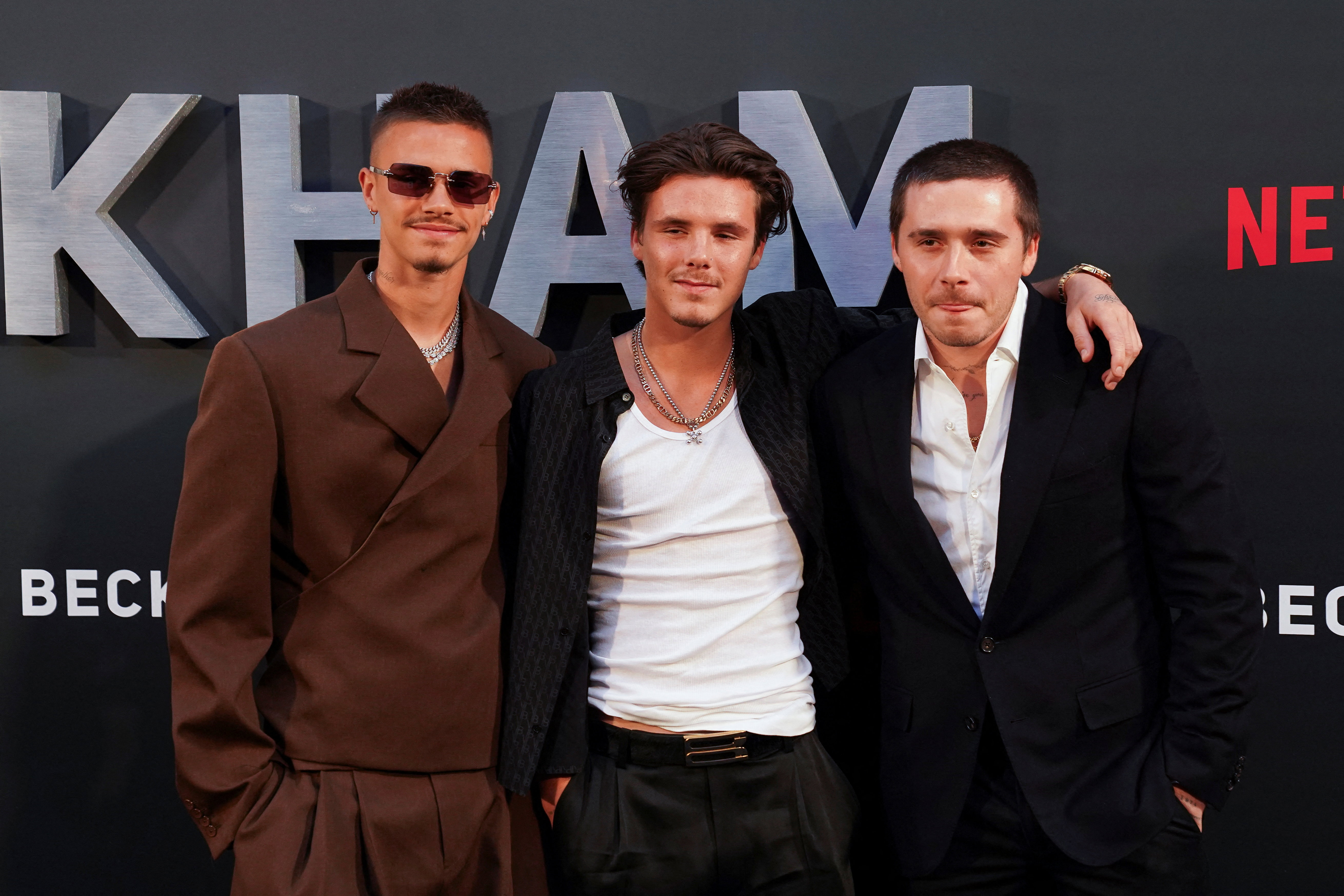 David Beckham and family premiere his new Netflix show