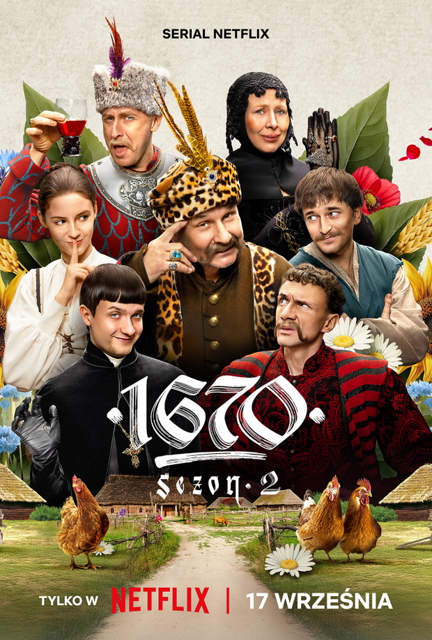 Plakat drugiego sezonu serialu „1670”
