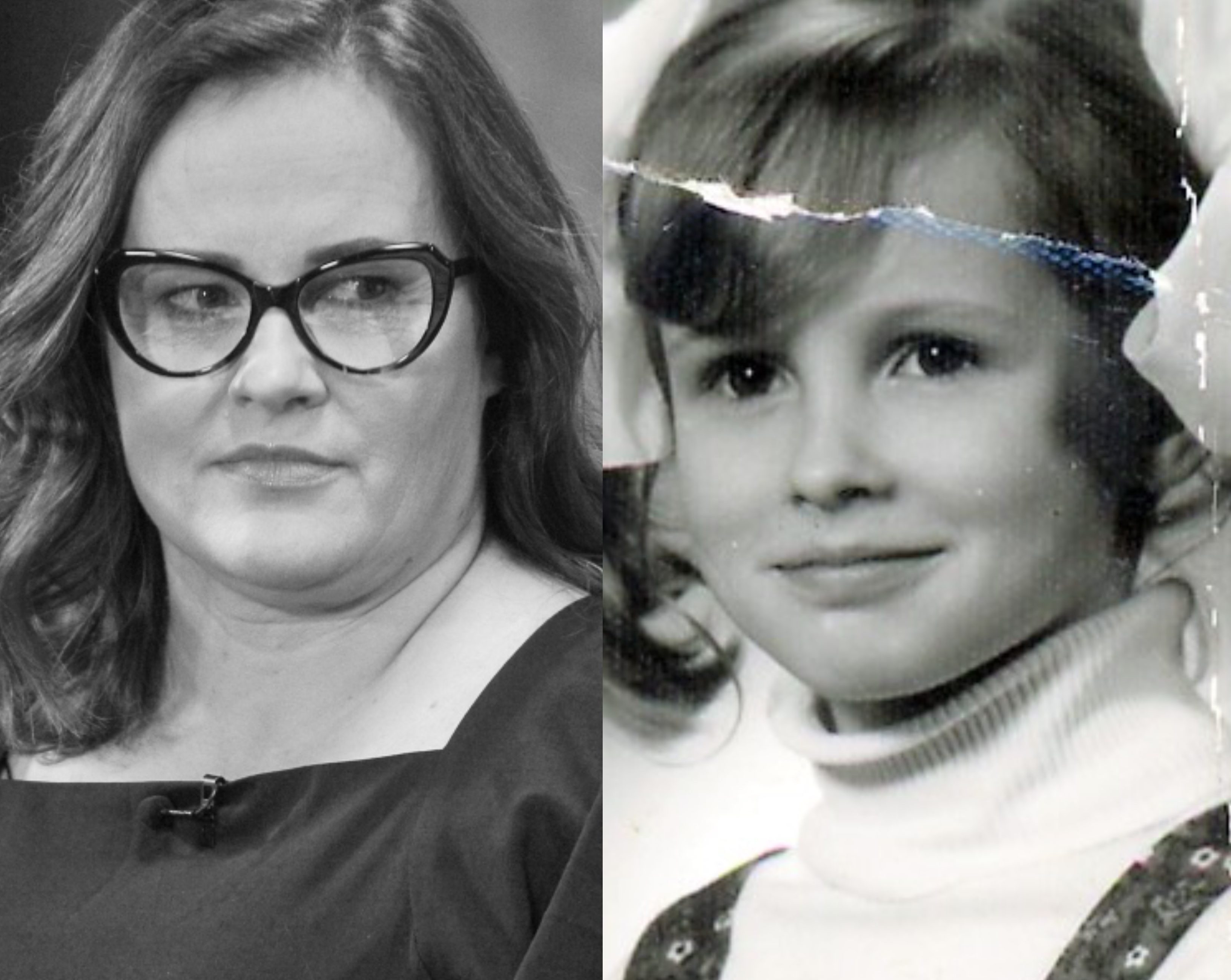 Joanna Kołaczkowska, w dzieciństwie i obecnie
