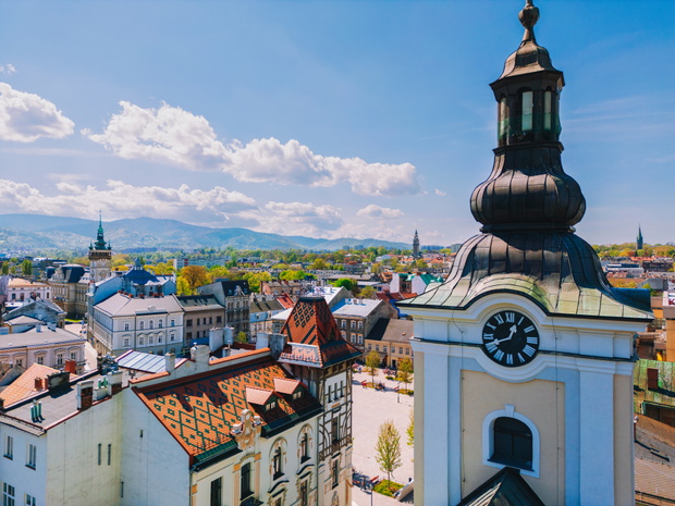 Urokliwa Starówka w Bielsku-Białej