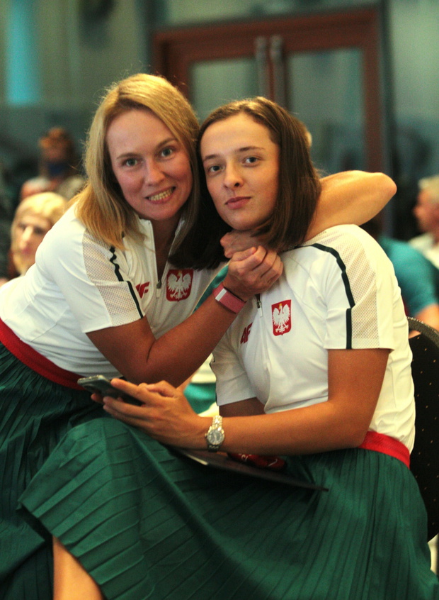 Daria Abramowic i Iga Świątek, Warszawa, 2018 r.