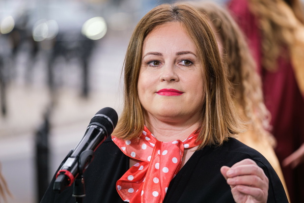 Joanna Kołaczkowska, plan programu „Dzień Dobry TVN”, Warszawa, 05.06.2021 rok
