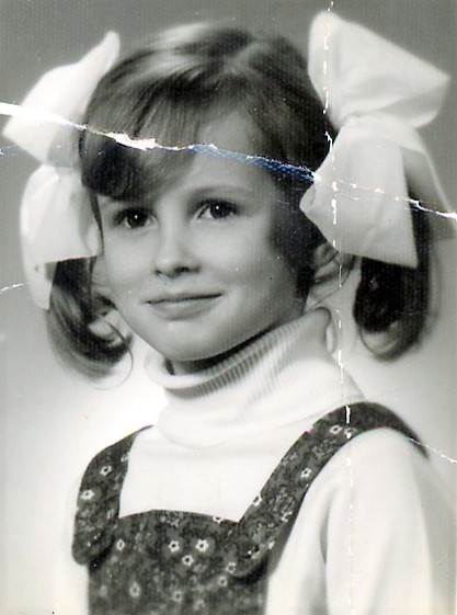 Joanna Kołaczkowska w dzieciństwie