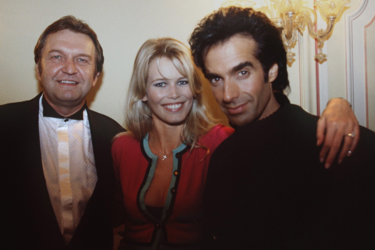 Claudia Schiffer, David Copperfield