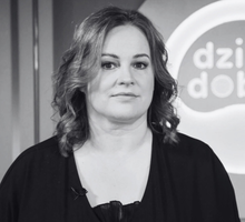jamnik Joanna Kołaczkowska czarno-białe