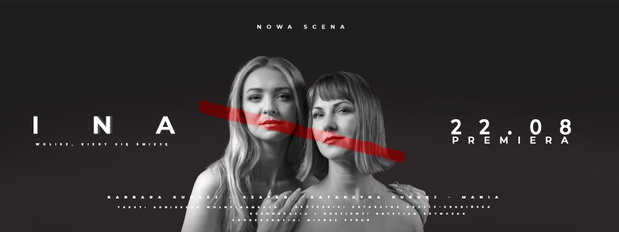Plakat spektaklu o Inie Benicie, materiał prasowy