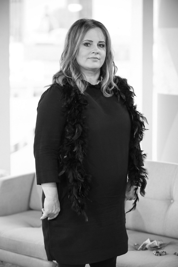 Joanna Kołaczkowska, plan „Dzień Dobry TVN”, Warszawa, 23.02.2017 rok
