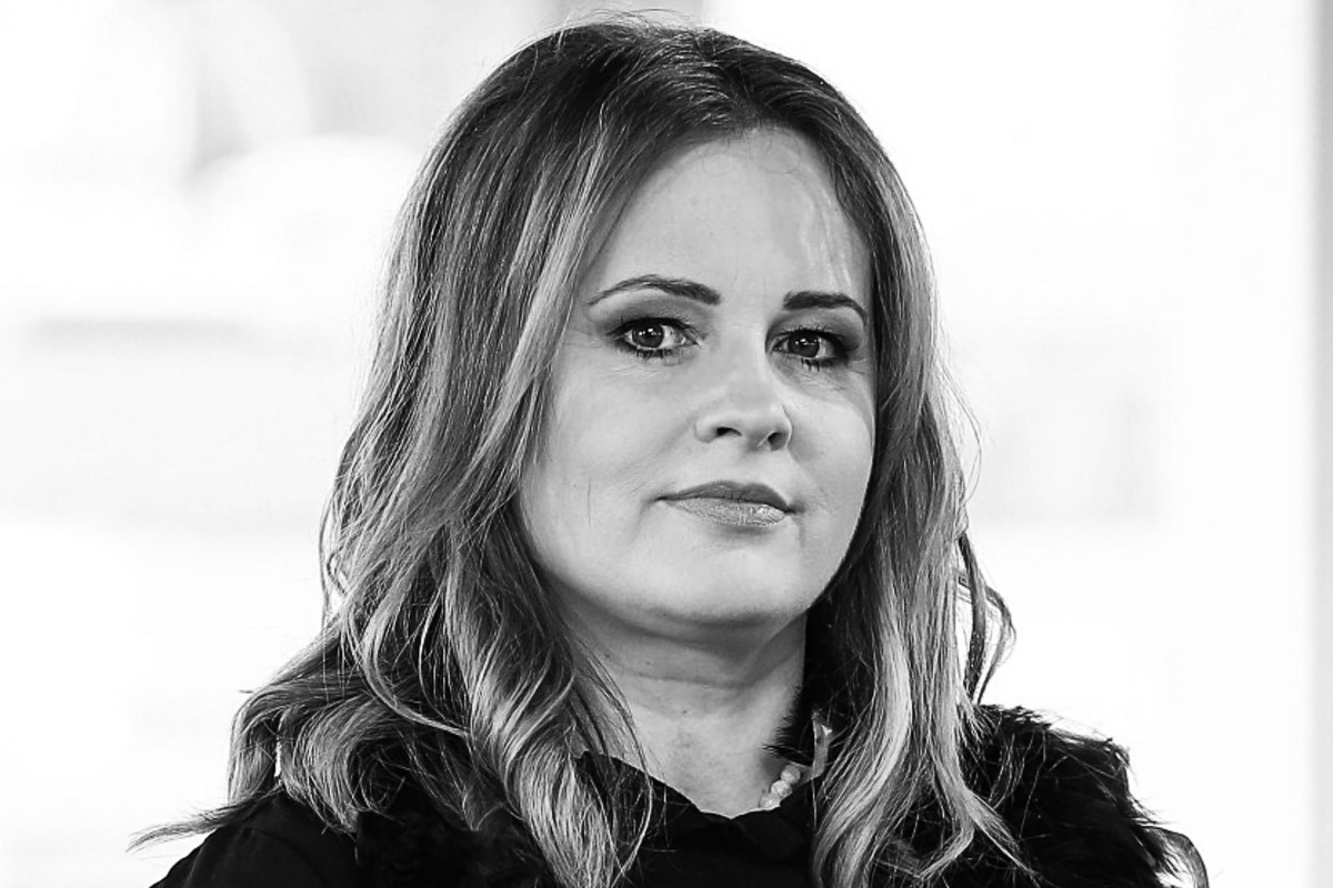 Joanna Kołaczkowska, Warszawa, 23.02.2017 Na planie programu Dzien Dobry TVN