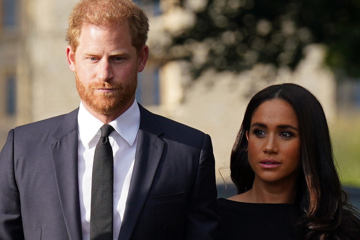 Książę Harry, Meghan Markle, Windsor, Wielka Brytania, 10.09.2022 rok - jamnik