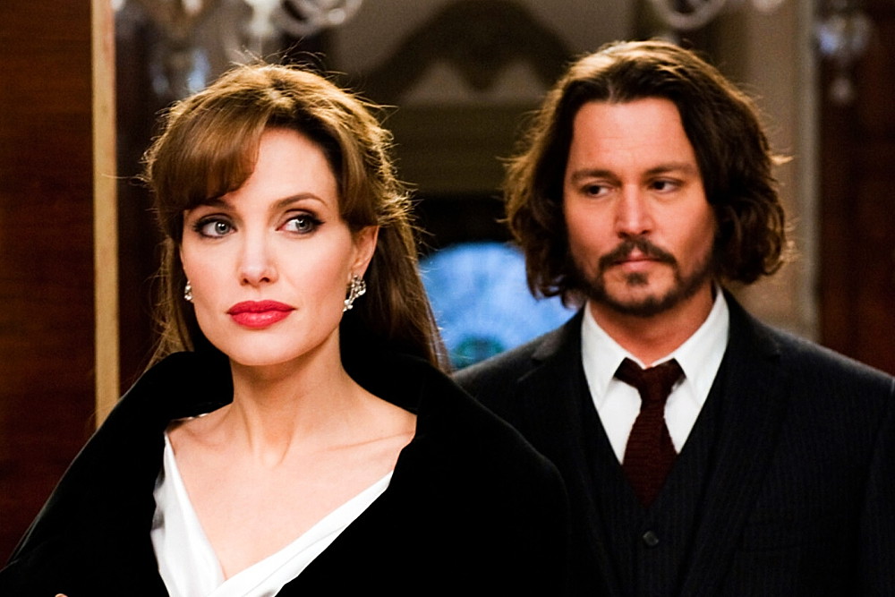 Angelina Jolie, Johnny Depp, plan filmu Turysta, 2010