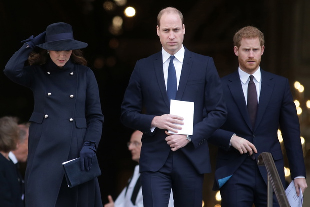 Księżna Kate, książę William, książę Harry, 2017 r.