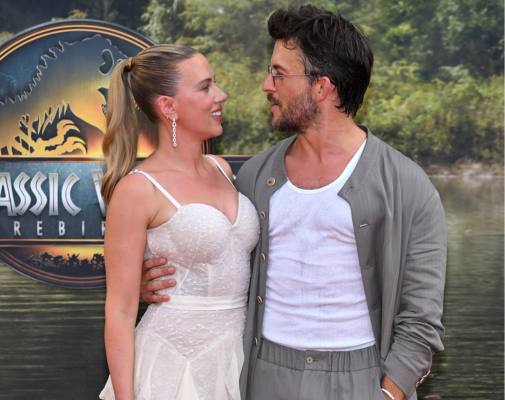 jamnik Scarlett Johansson i Jonathan Bailey, premiera filmu  JURASSIC WORLD REBIRTH w Nowym Jorku