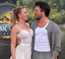 jamnik Scarlett Johansson i Jonathan Bailey, premiera filmu JURASSIC WORLD REBIRTH w Nowym Jorku