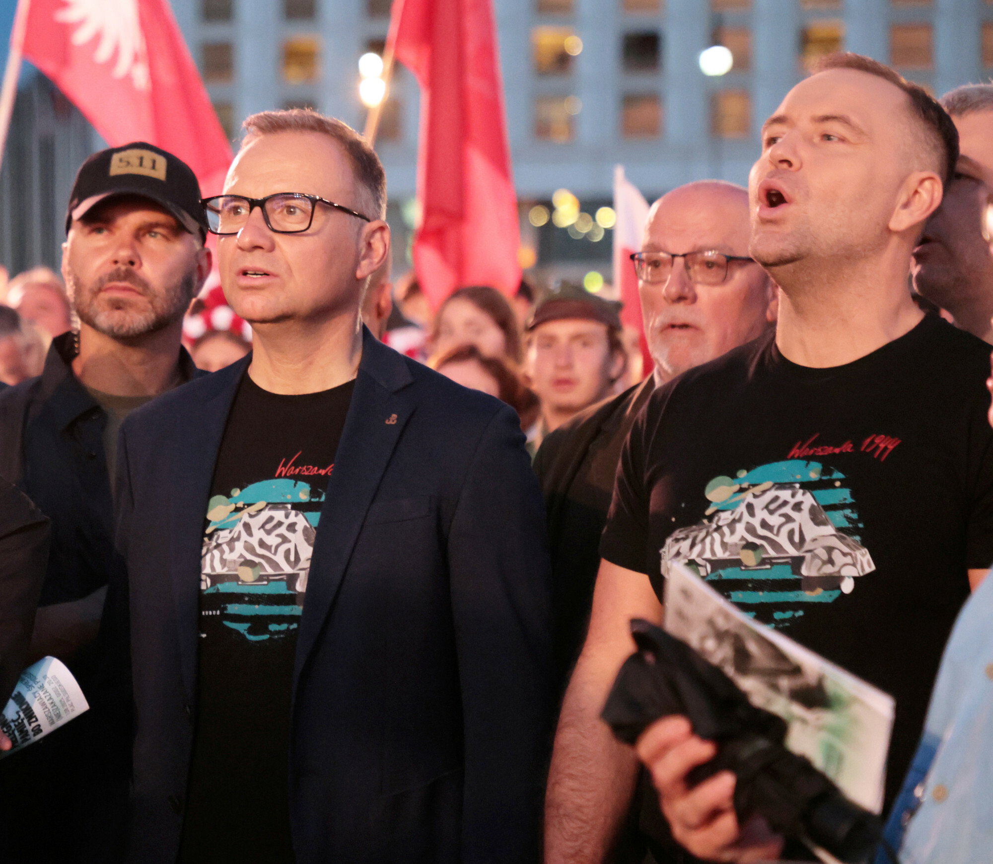 81. rocznica Powstania Warszawskiego. Andrzej Duda, Karol Nawrockigo