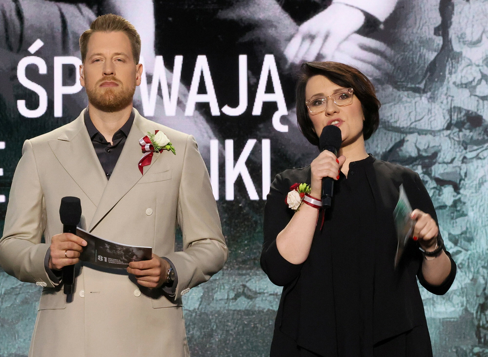 81. rocznica Powstania Warszawskiego,  Justyna Dżbik-Kluge, Robert Stockinger