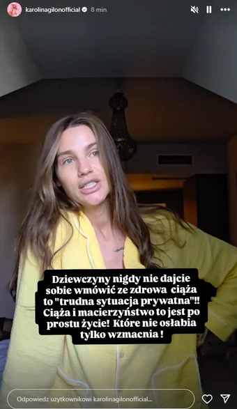 Karolina Gilon odpowiedziała Edwardowi Miszczakowi