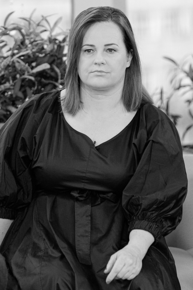 Joanna Kołaczkowska, wizyta w studio „Dzień Dobry TVN”, Warszawa, 23.02.2022 rok