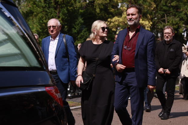 Pogrzeb Joanny Kołaczkowskiej. Agnieszka Kamys, Dariusz Kamys
