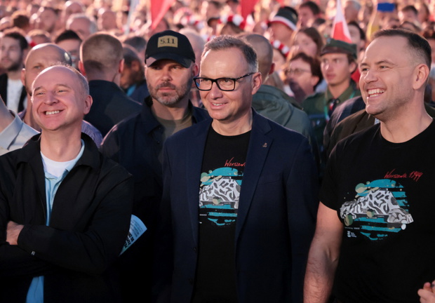 81. rocznica Powstania Warszawskiego. Andrzej Duda, Karol Nawrockigo