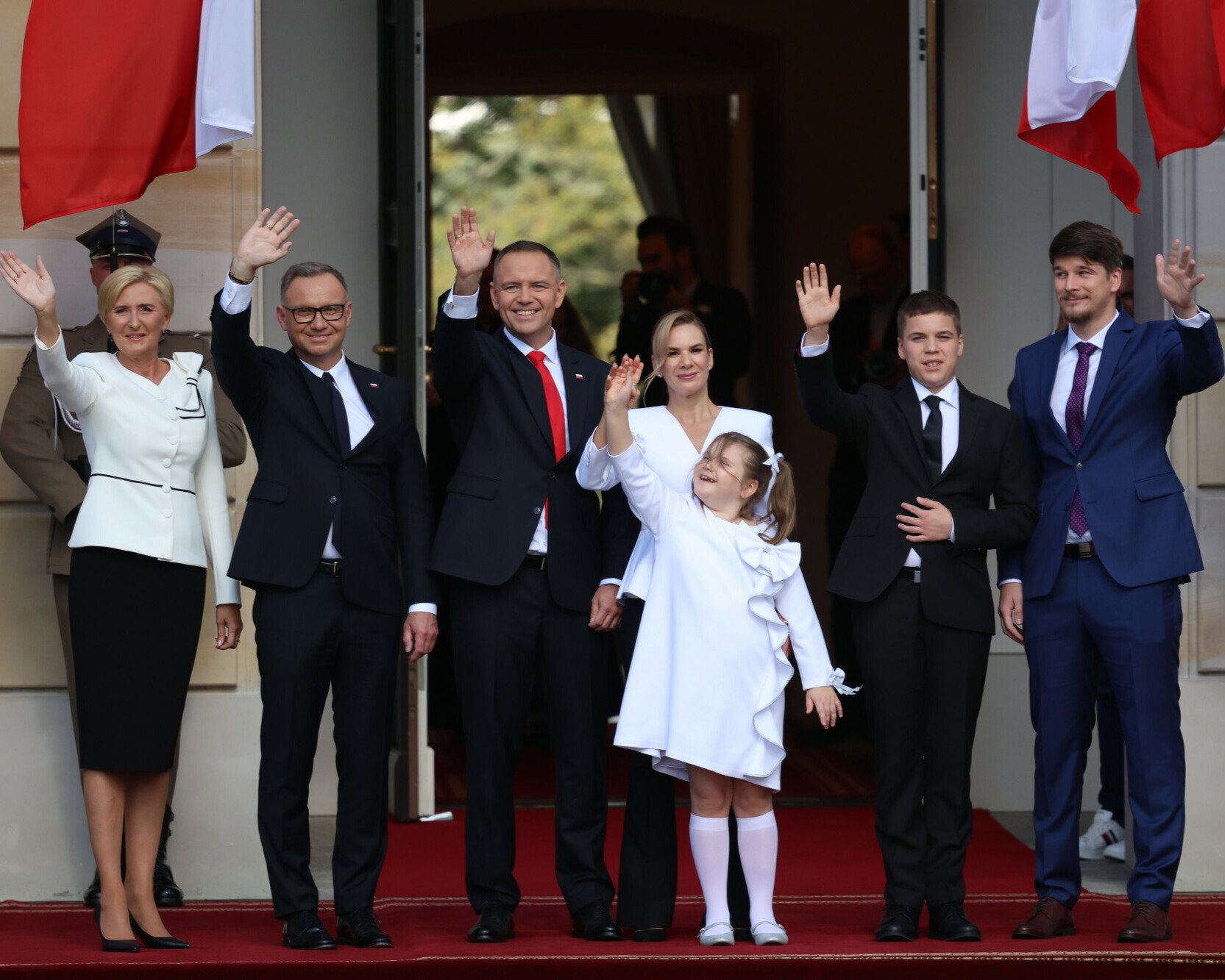 Agata Kornhauser-Duda, Andrzej Duda, Karol Nawrocki, Marta Nawrocka, Katarzyna Nawrocka, Antoni Nawrocki, Daniel Nawrocki