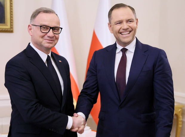 Spotkanie prezydenta Andrzeja Dudy z Karolem Nawrockim