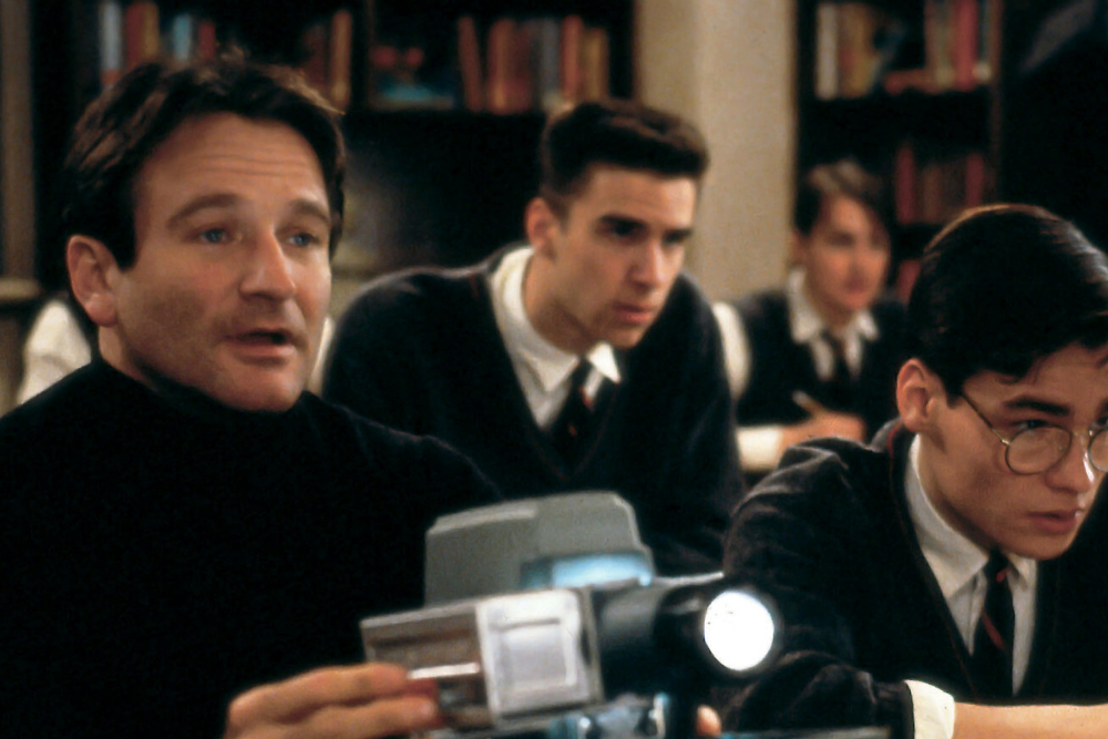 JAMNIK Robin Williams, Stowarzyszenie umarłych poetów, 1989 r.