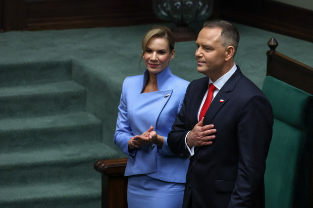 Karol Nawrocki i Marta Nawrocka