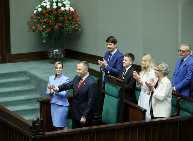 Marta Nawrocka, Karol Nawrocki, Daniel Nawrocki, Antoni Nawrocki, Nina Nawrocka, Elżbieta Nawrocka