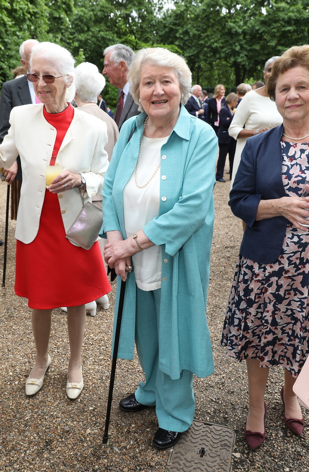 The Prince Of Wales And The Duchess Of Cornwall Attend A Reception To Mark Her Royal Highness' 70th Birthday