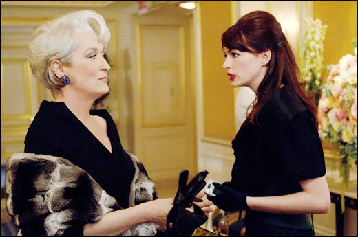 Anne Hathaway, Meryl Streep. Diabeł ubiera się u Prady