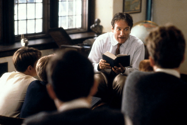 Robin Williams, Stowarzyszenie umarłych poetów, 1989 r.