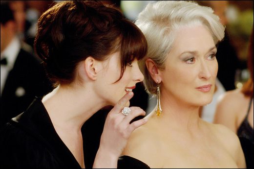 Anne Hathaway, Meryl Streep. Diabeł ubiera się u Prady