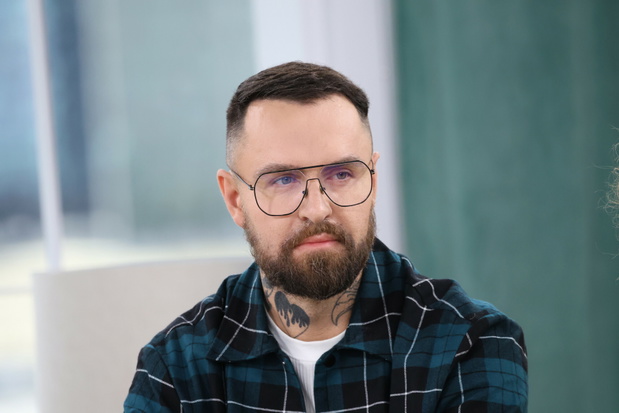Łukasz Urbański, fryzjer, plan „Dzień Dobry TVN”, Warszawa, 06.05.2024 r.
