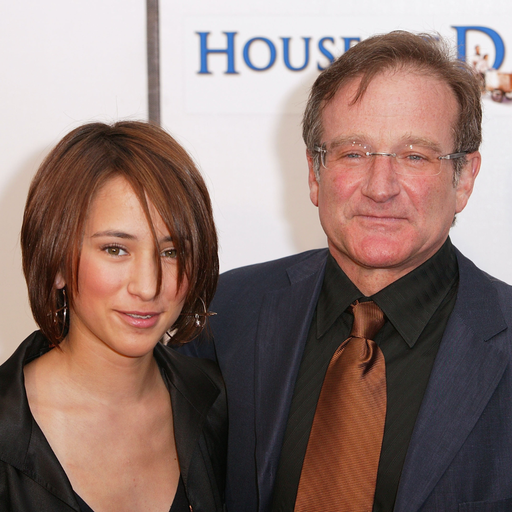 JAMNIK Robin Williams z córką Zeldą, 2004r.