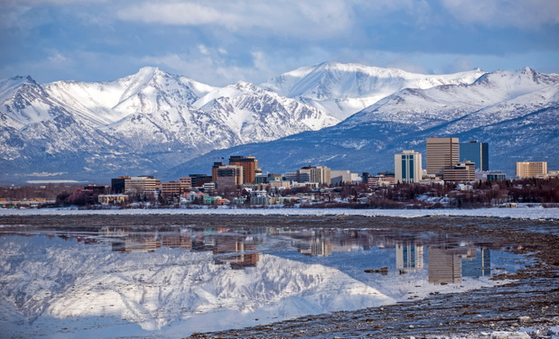 Panorama Anchorage, Alaska, USA