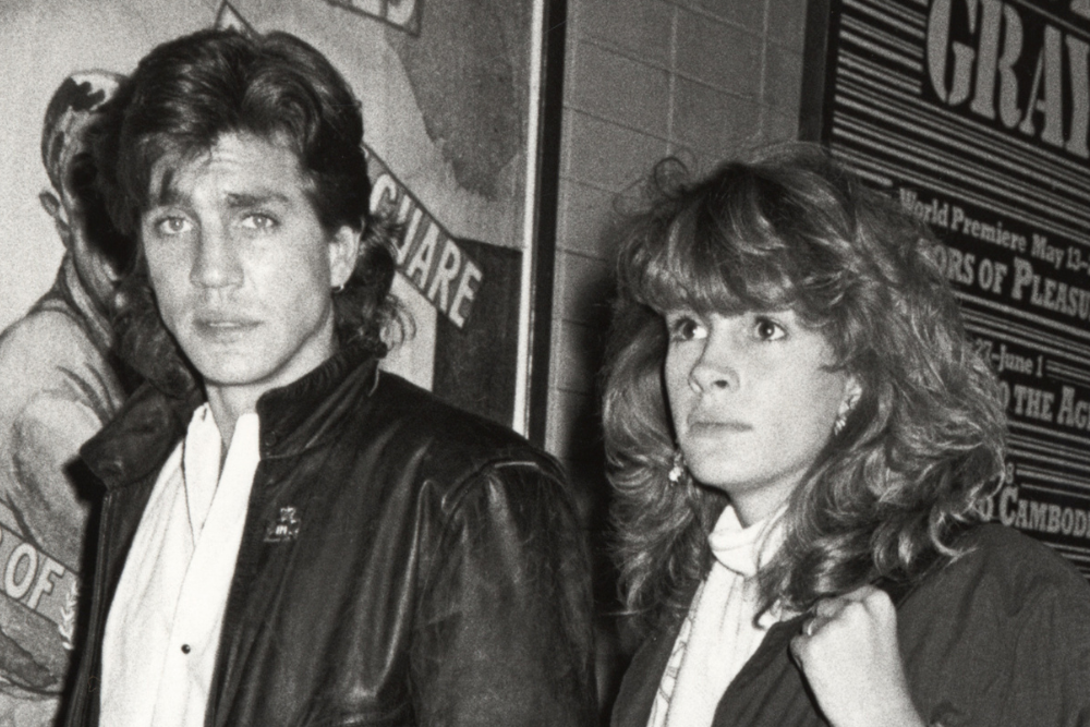 JAMNIK Eric Roberts i Julia Roberts. Nowy Jork, 1986 r.