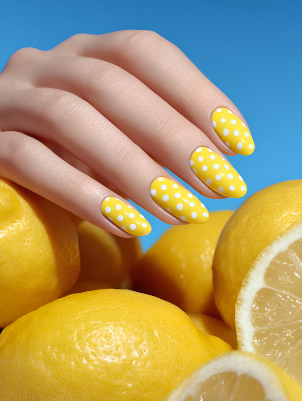 Polka Dot manicure