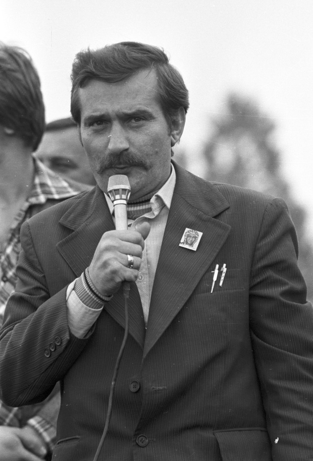 Lech Wałęsa. Warszawa 24.09.1980 rok