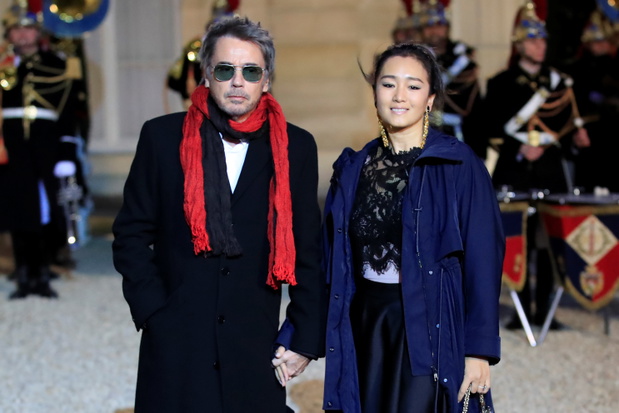 Jean-Michel Jarre i Gong Li