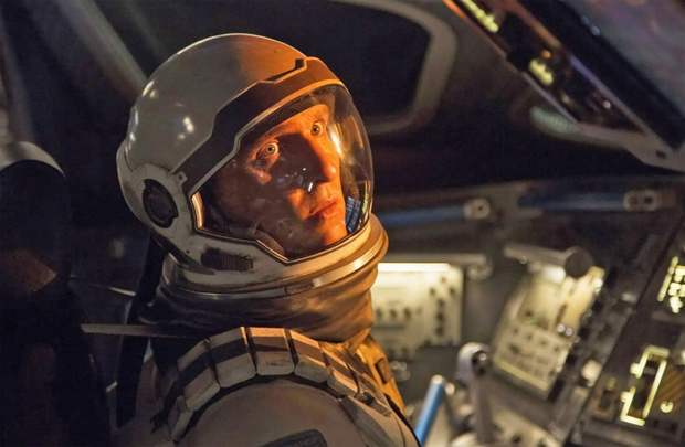 INTERSTELLAR 2014 Warner Bros. Pictures film with Matthew McConaughey as  as NASA pilot Joseph Cooper