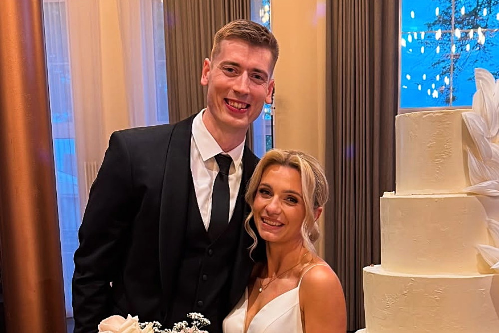 Kamil Semeniuk, Katarzyna Dybciak, ślub